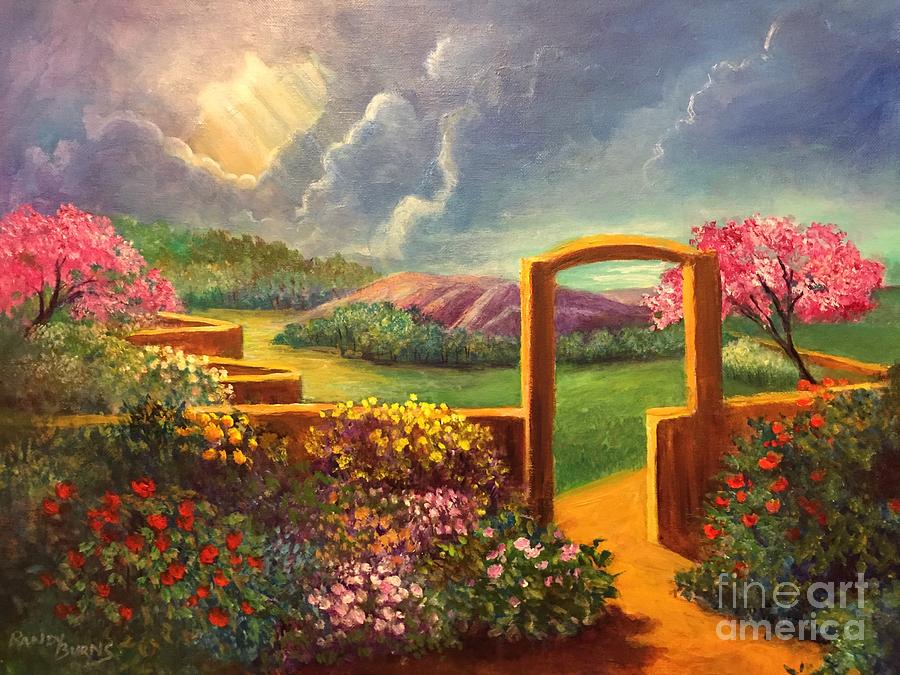 The Gate of Heaven Painting by Rand Burns