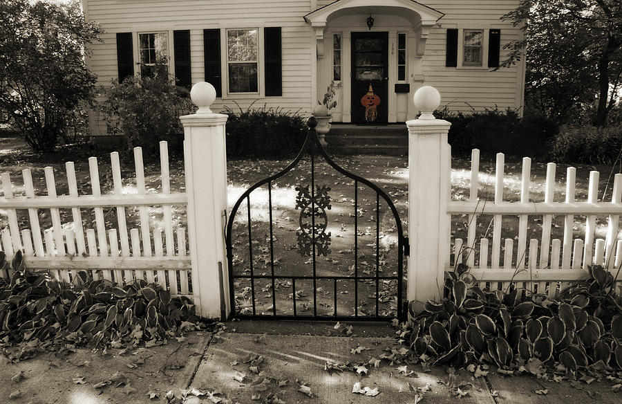 The Gate the Pumkin Photograph by Joanne Coyle