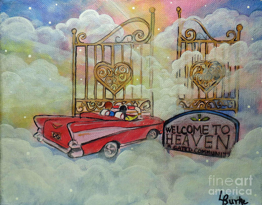 Car Painting - The Gated Community by Lesli Burke