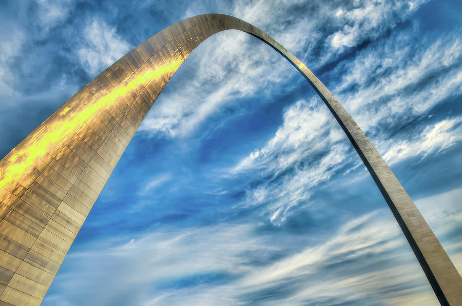 The Gateway Arch of Saint Louis Missouri Photograph by Gregory Ballos