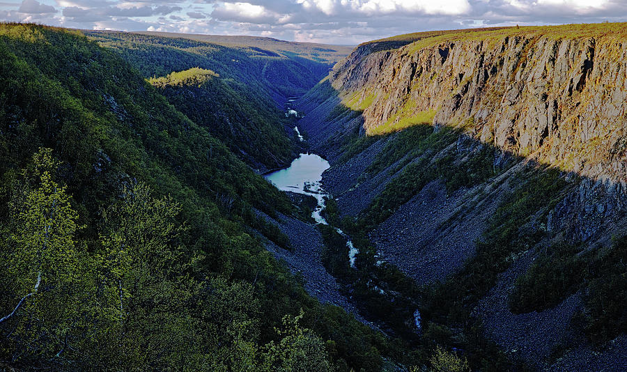 The Geavvu Canyon Afternoon by Pekka Sammallahti The Geavvu Canyon Afternoon by Pekka Sammallahti
