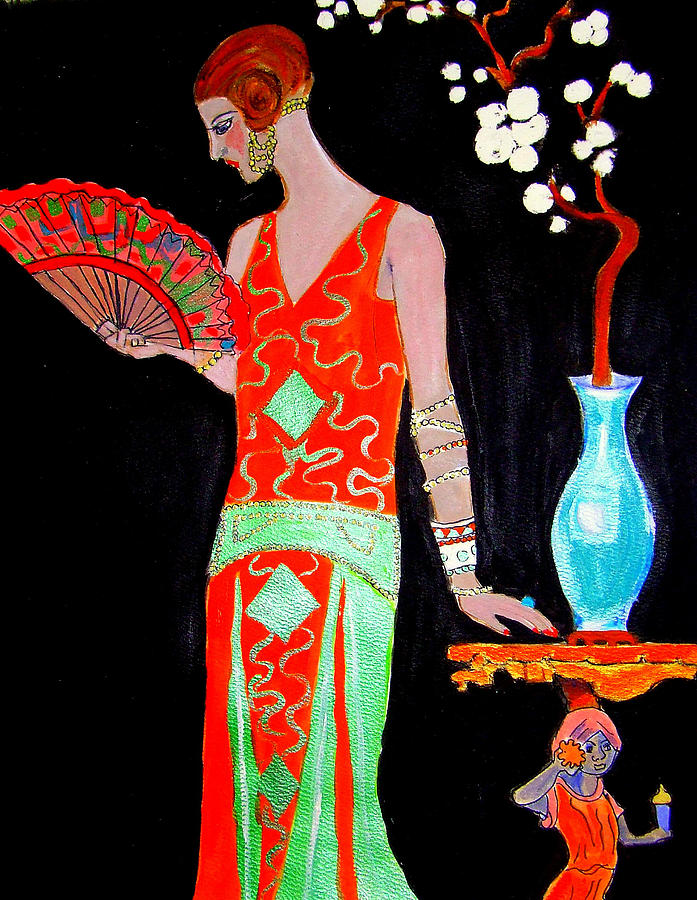 The Geisha Painting by Rusty Gladdish