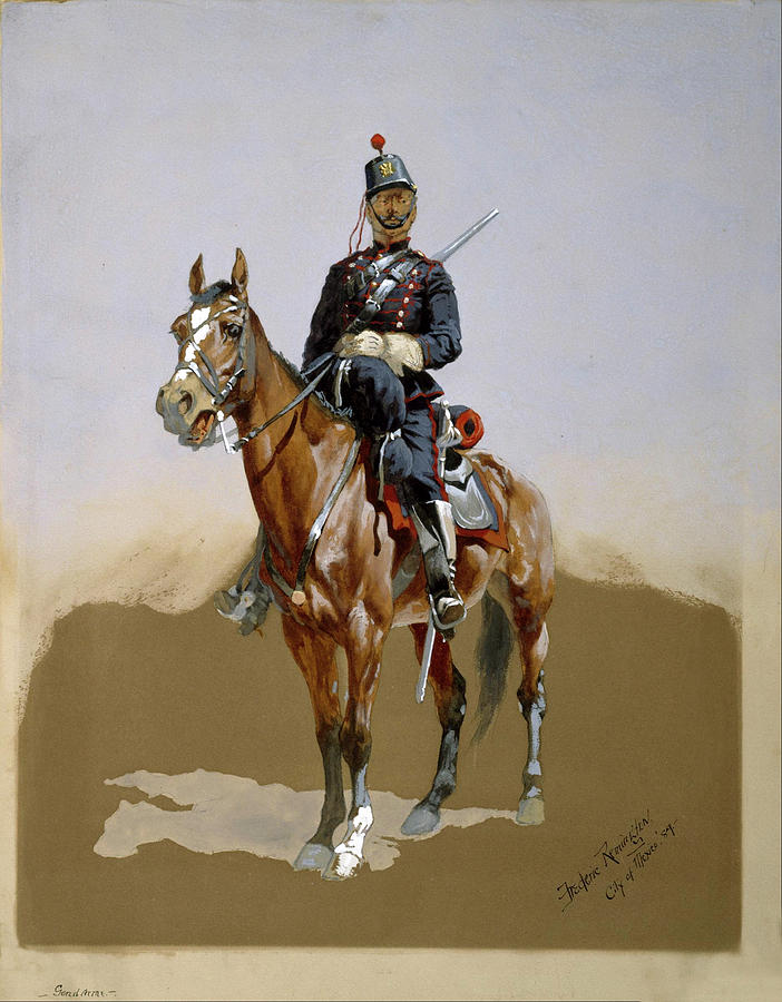 The Gendarme Painting by Frederic Sackrider Remington - Fine Art America