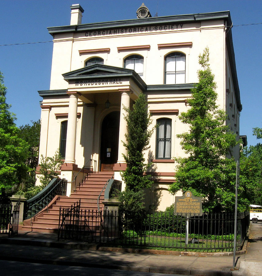 The Georgia Historical Society Photograph By Juliana Blessington - Fine ...