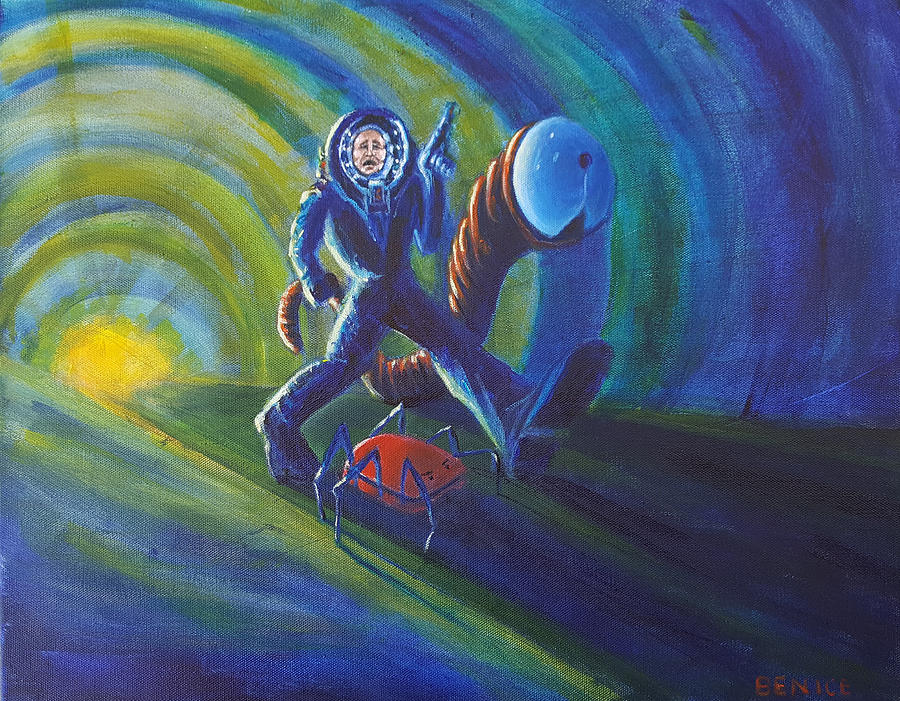 The Getaway Painting by Chris Benice