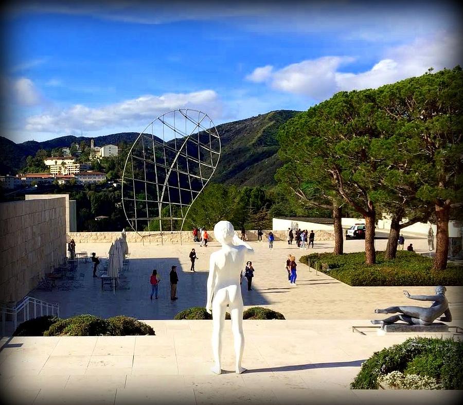The Getty Museum Photograph by Donna Spadola