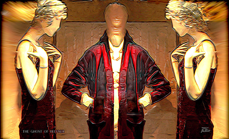 The Ghost of Hefner Digital Art by Joe Paradis
