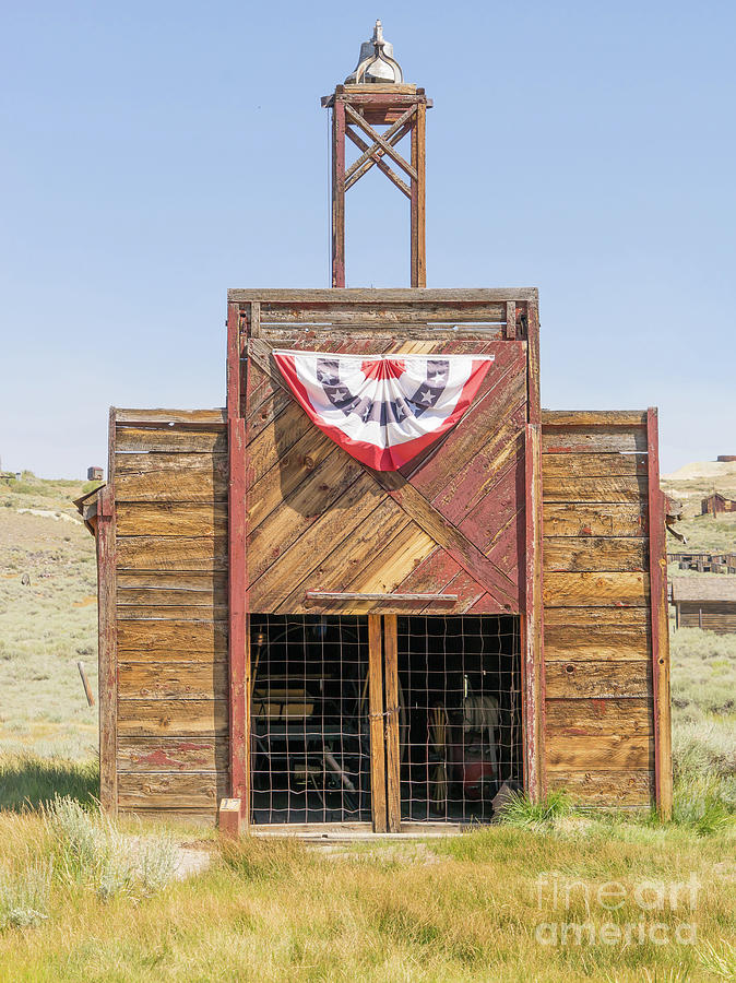 The Ghost Town of Bodie California Fire House dsc4433 Photograph by Wingsdomain Art and Photography