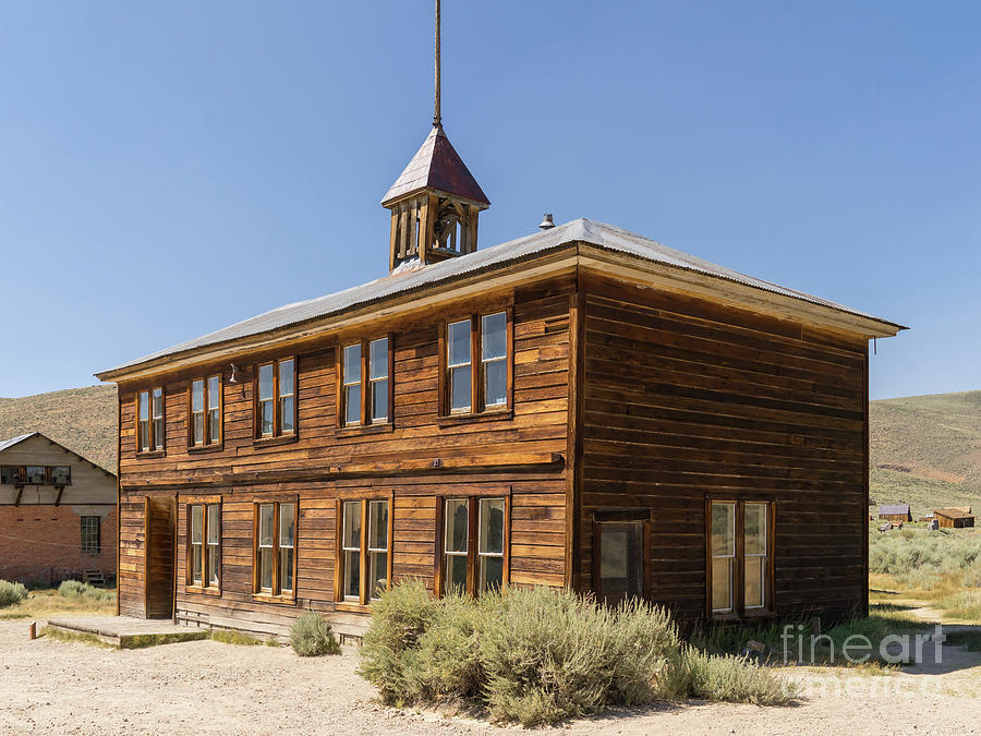 The Ghost Town of Bodie California School House dsc4457 Photograph by Wingsdomain Art and Photography