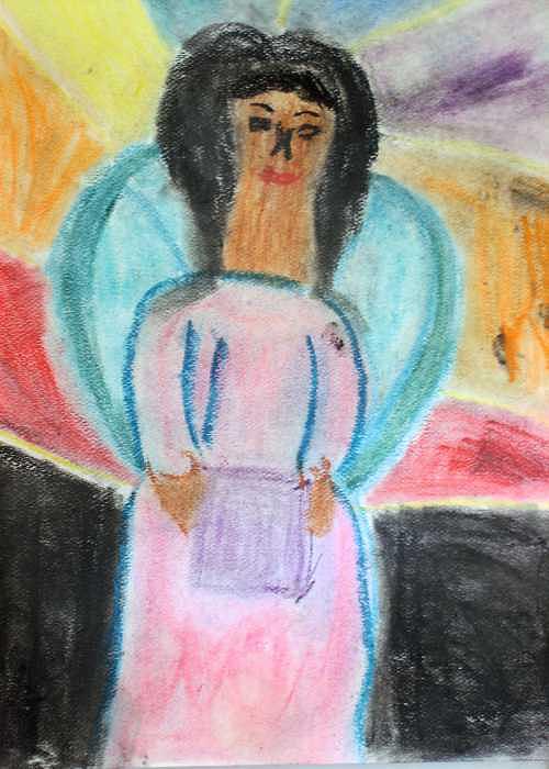 The Gift Drawing by Annie Dameron The Gift Drawing by Annie Dameron