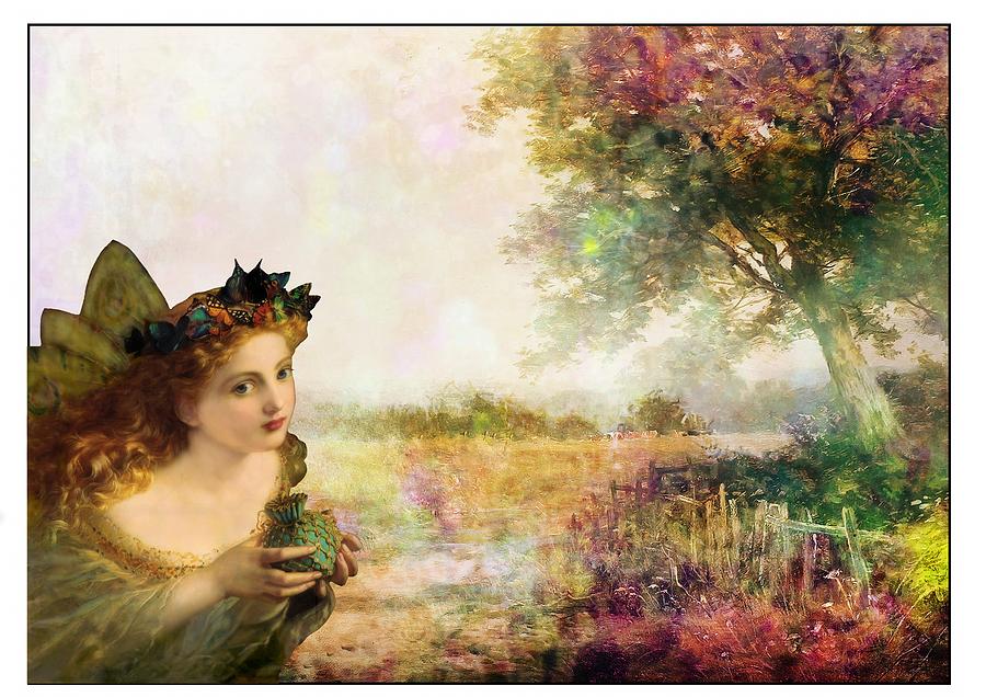 Fairy Tale Painting - The Gift by Laura Botsford