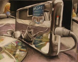 Pastel Painting - The Gift by Louis Finklestein Pastel Painting - The Gift by Louis Finklestein