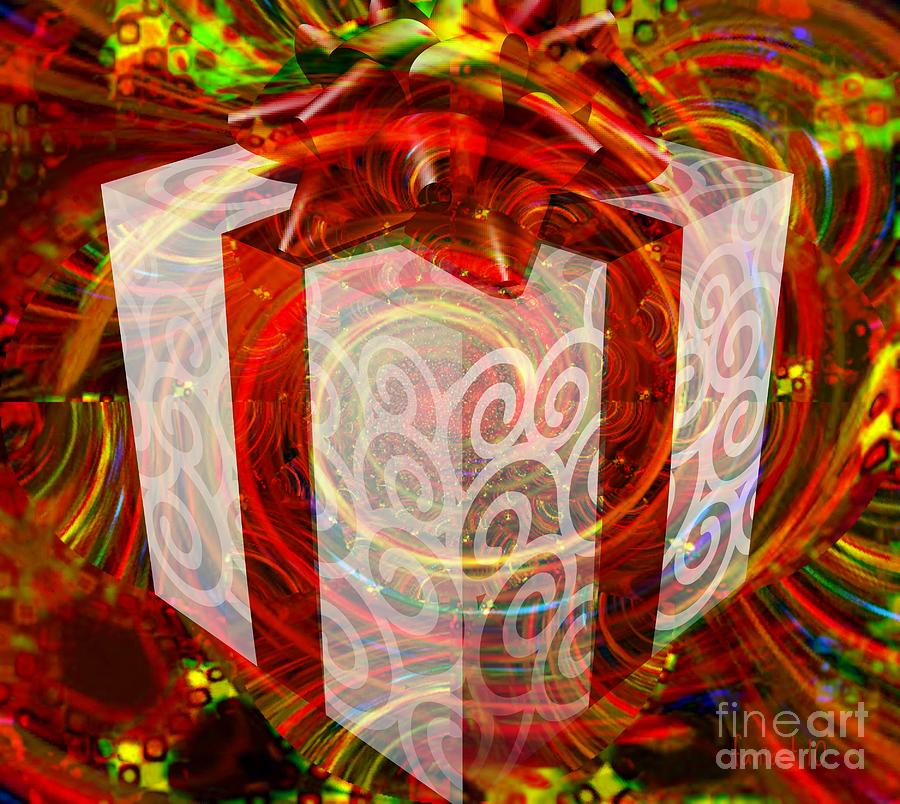 Abstract Digital Art - The Gift of Passion by Fania Simon