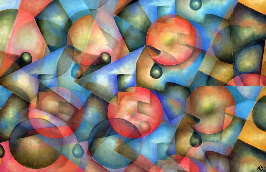 The Gift of Tears-Geometric Pattern Art Pastel by Lauries Intuitive