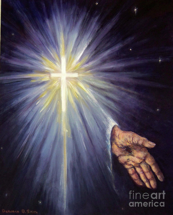 Stars Painting - The Gift of the Saviour by Deborah Smith