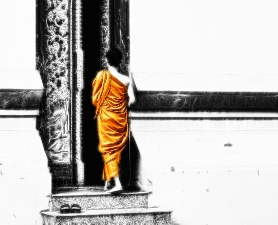 The Gilded Monk Photograph by Cameron Wood