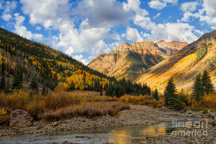 Autumn Colors Photograph - The Gilded Valley by Jim Garrison