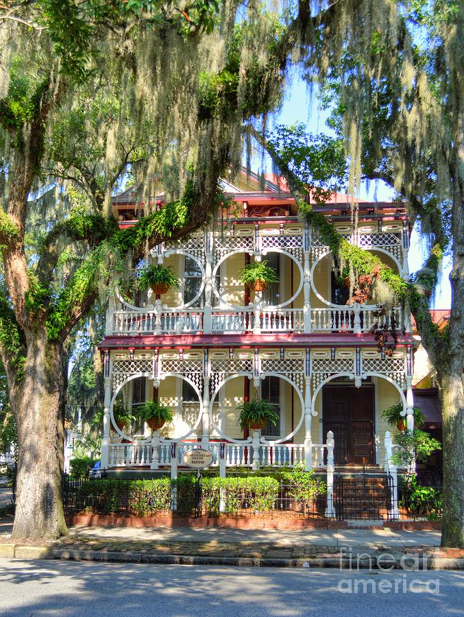Architecture Photograph - The Gingerbread House by Linda Covino