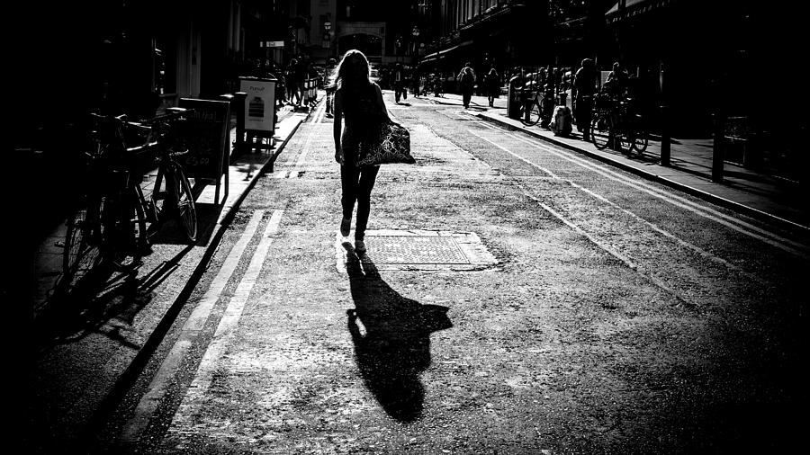 The girl - Dublin, Ireland - Black and white street photography ...