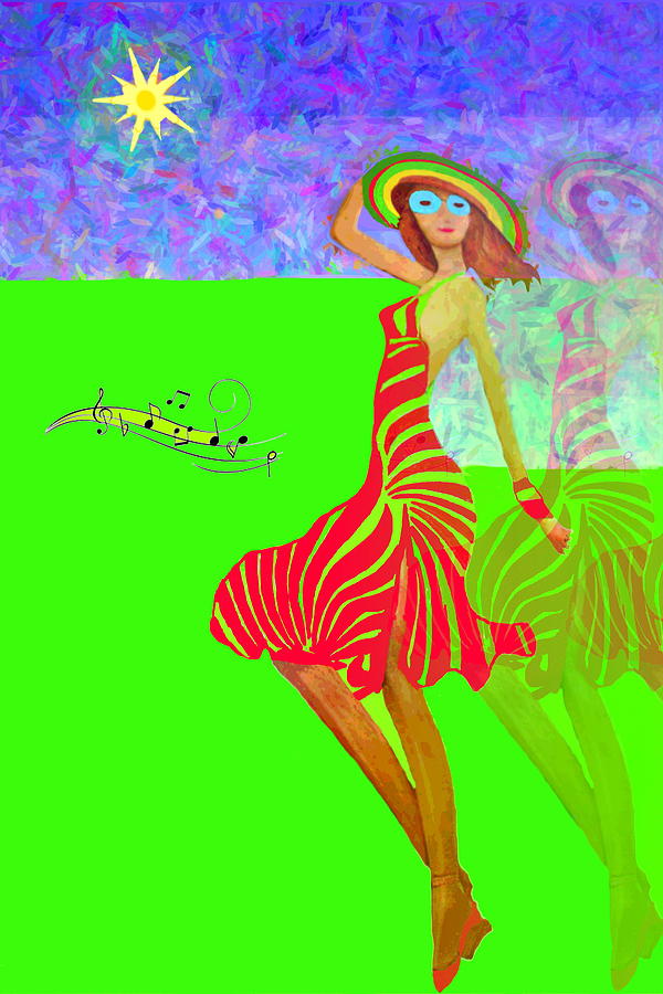 The Girl From Ipanema Digital Art by Joyce Dickens