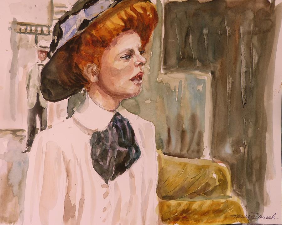 Movie Painting - The Girl in the Movies by P Maure Bausch