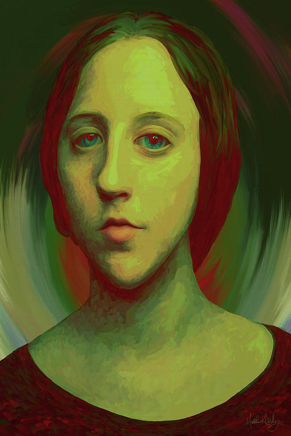 The Girl Digital Art by Matthew Lindley