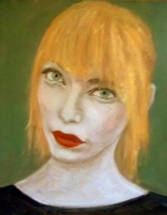 The Girl With Orange Hair Painting by Peter Gartner