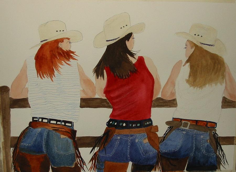 The Girls Painting by Michele Turney