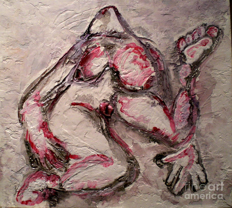 Nude Painting - The Giving by Kime Einhorn