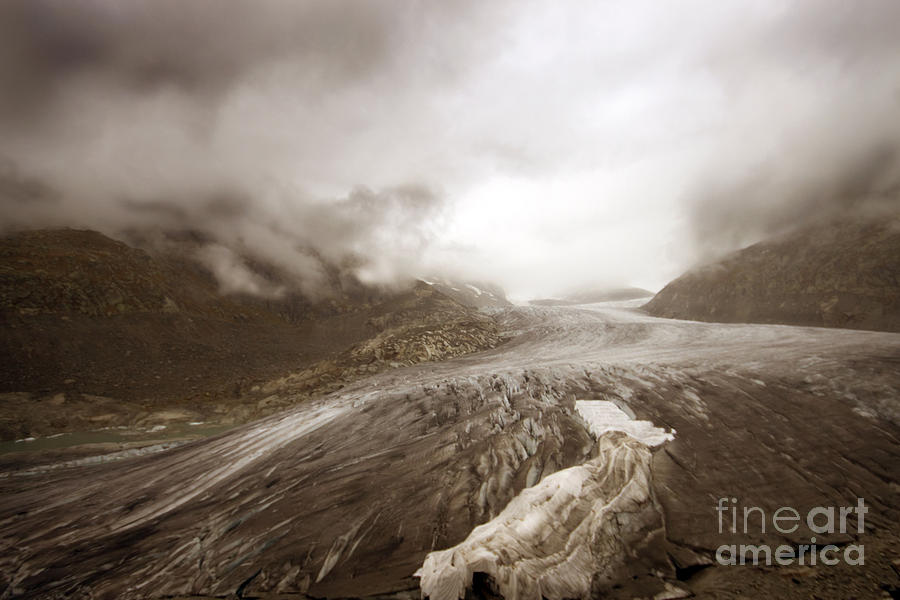 The Glacier Photograph by Ang El