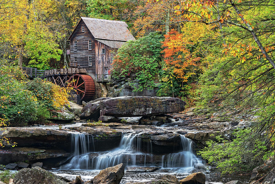 The Glade Creek Grist Mill In West Virginia Photograph by Jim Vallee