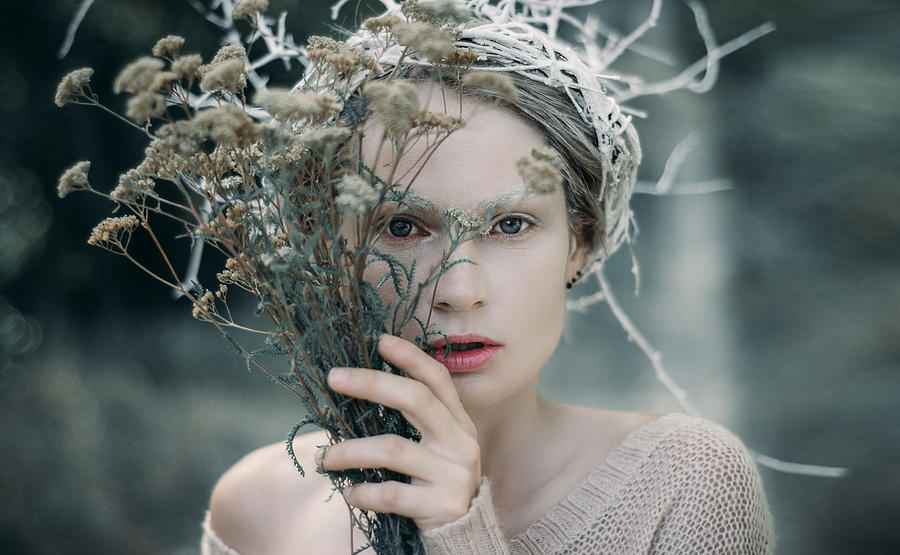 The Glance. Prickle Tenderness Photograph by Inna Mosina