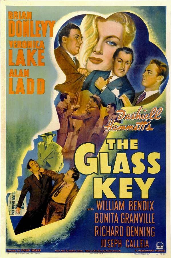 Movie Photograph - The Glass Key, William Bendix, Veronica by Everett