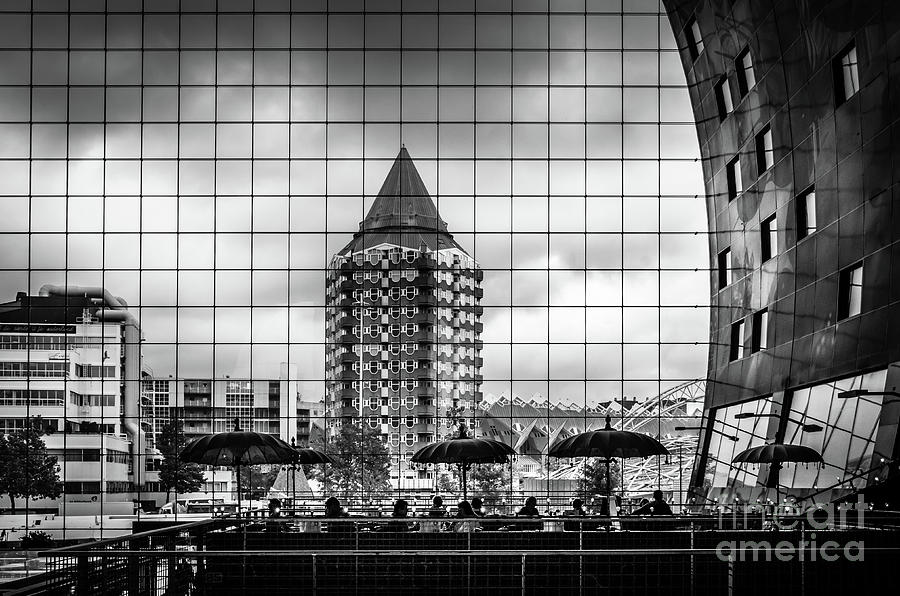 The glass windows of The Market Hall in Rotterdam Photograph by RicardMN Photography