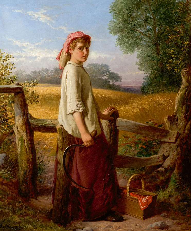 The Gleaner Painting by William Henry Midwood