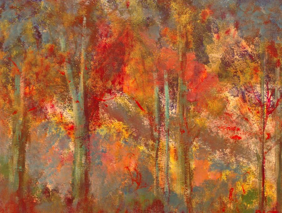 The Glen In Fall Painting By Lloyd Bast - Fine Art America