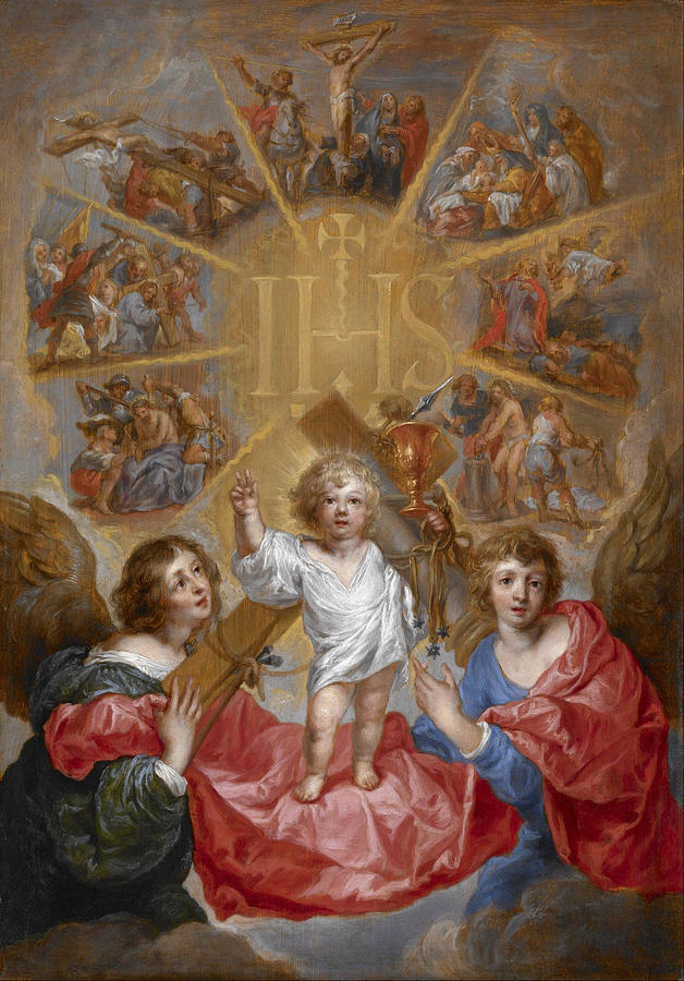 The Glorification of the Name of Jesus Painting by Antoine Sallaert