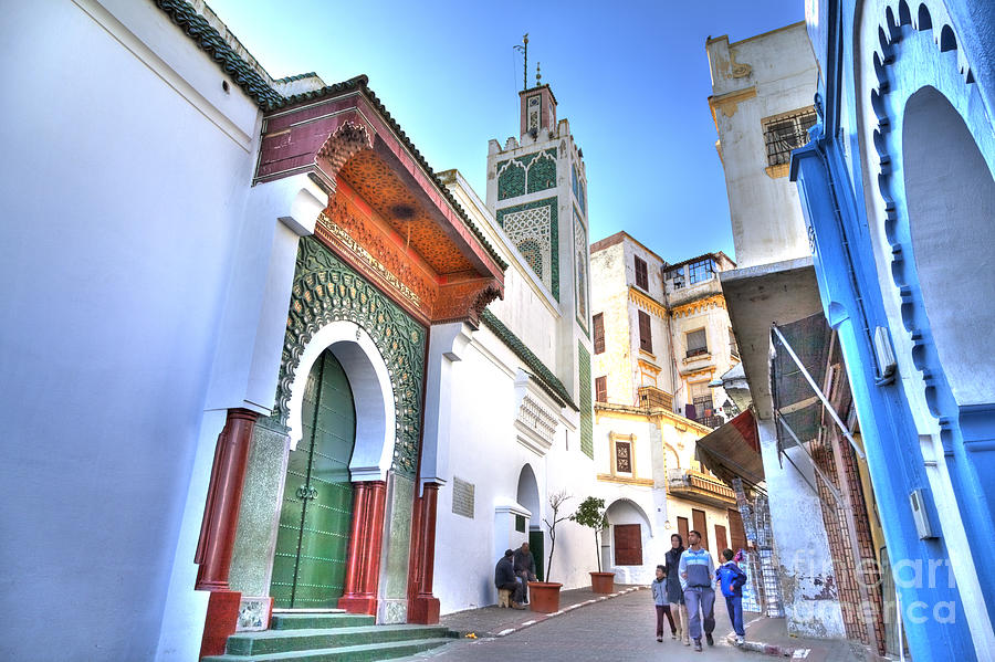 The glorious Big Mosque in the heart of the medina of Tangier Photograph by Gina Koch
