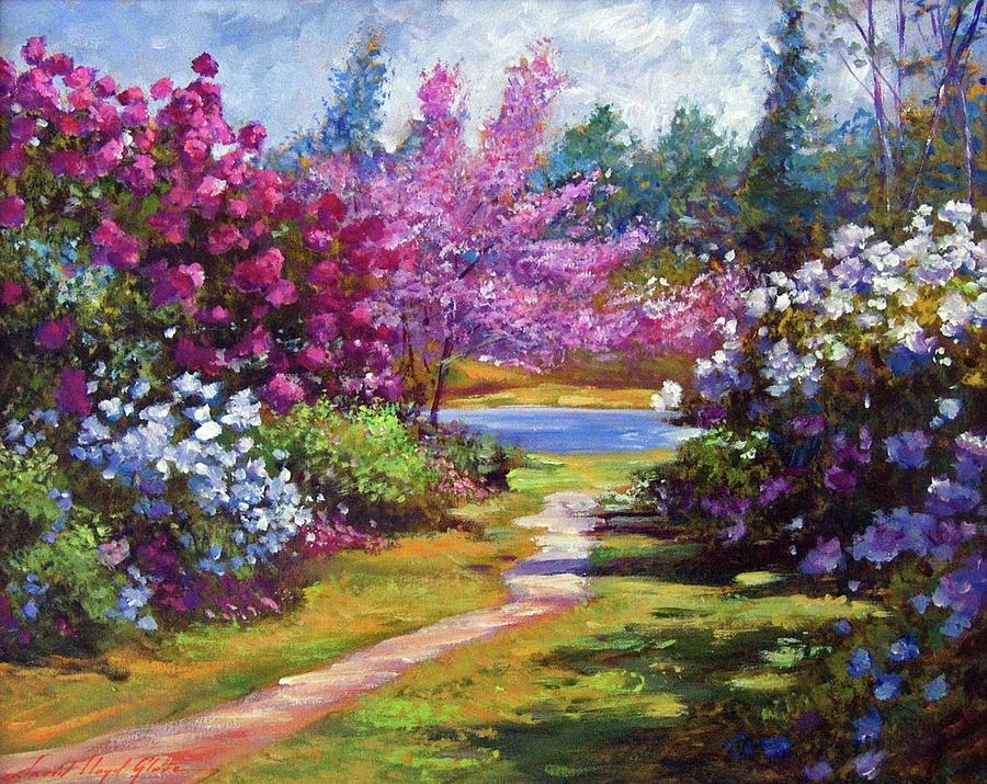 The Glory Of Spring Painting by David Lloyd Glover