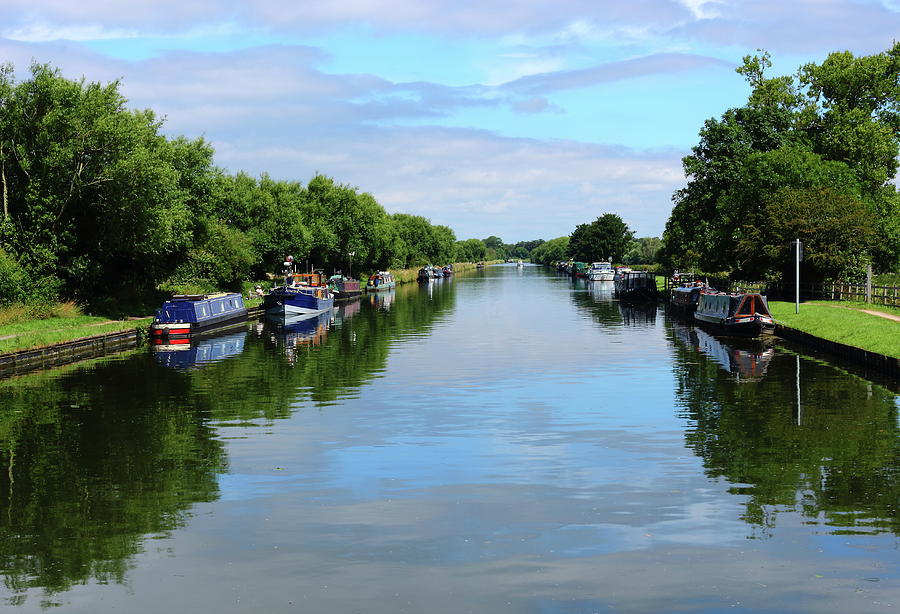 The Gloucester and Sharpness canal Photograph by Jeff Townsend