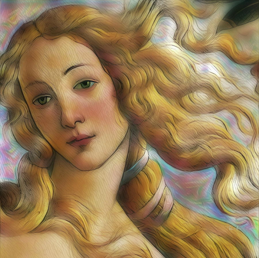 The Goddess Venus Digital Art by Russ Harris