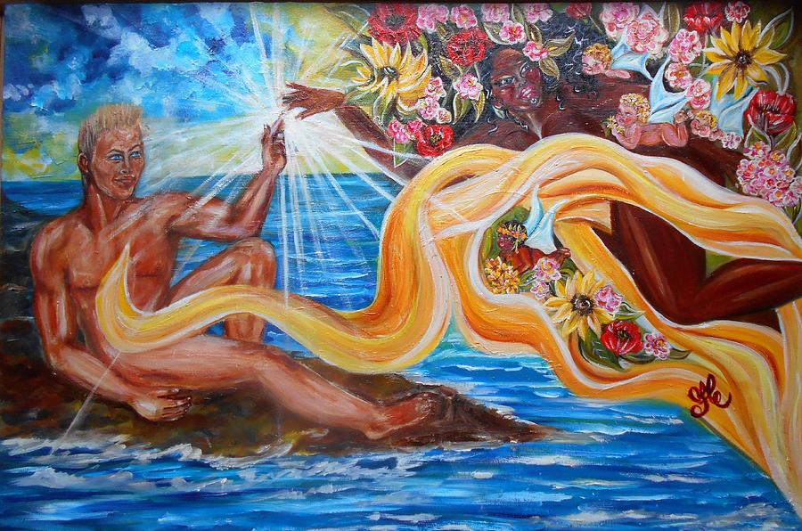 The Goddess Painting by Yesi Casanova
