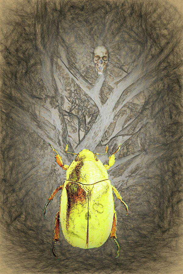 The Gold Bug Digital Art by John Haldane