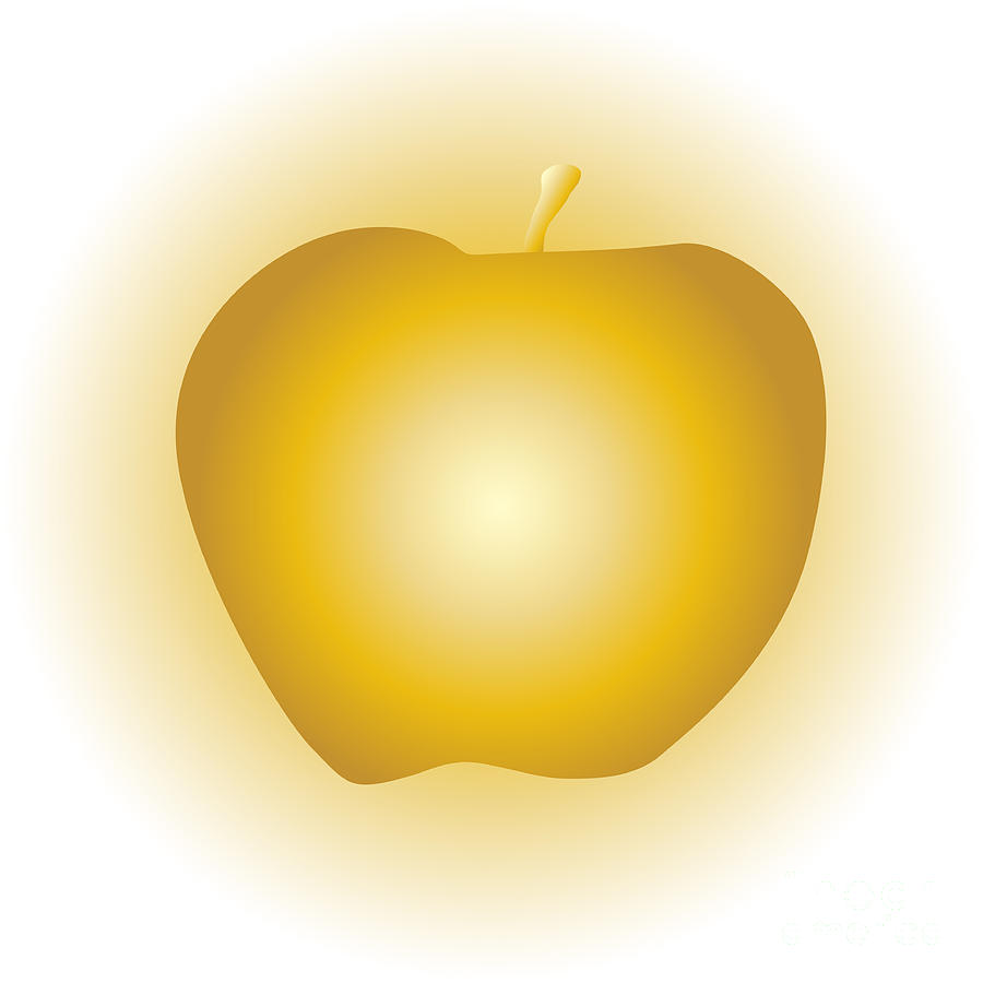 The Golden Apple Digital Art By Bigalbaloo Stock