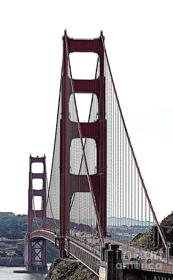 The Golden Gate Bridge Photograph by Sherry Hallemeier