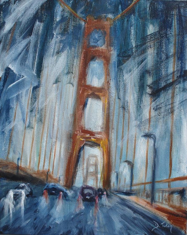 The Golden Gate Painting by Donna Tuten