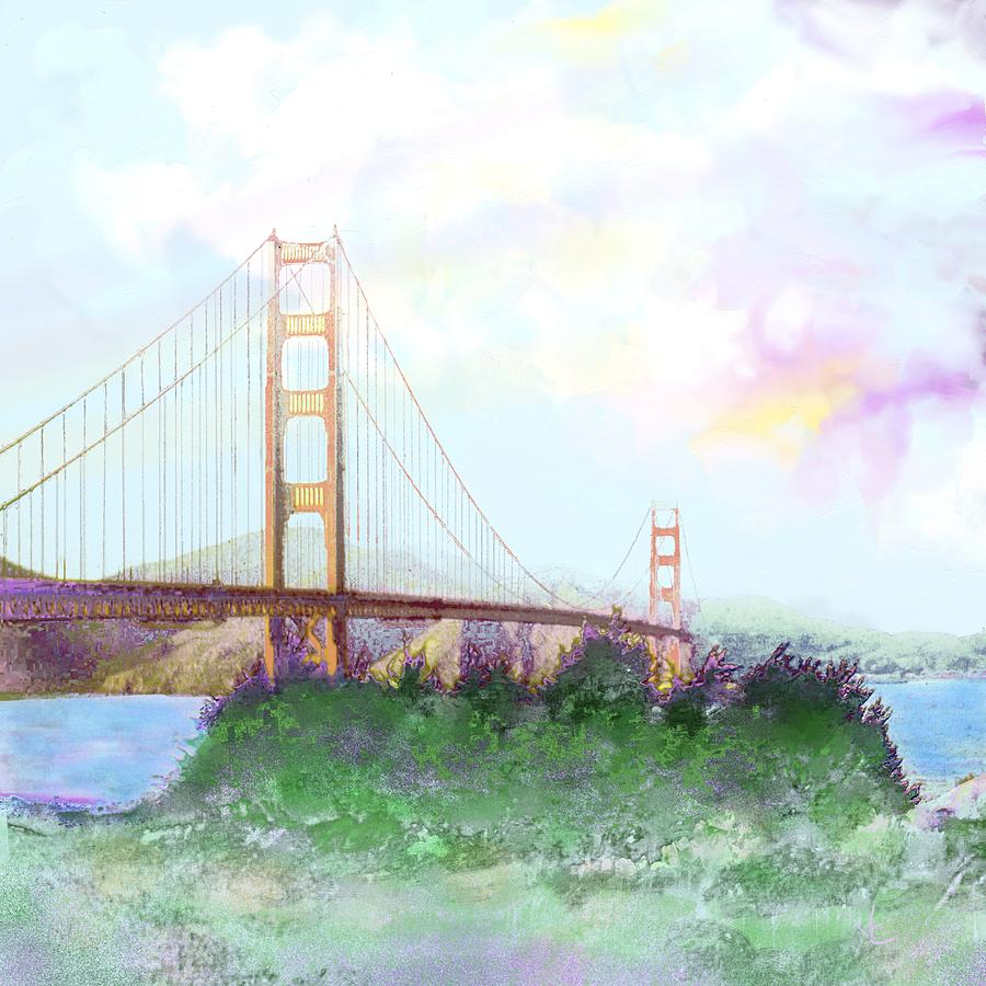 The Golden Gate Painting by Victor Shelley