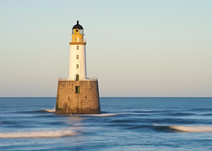 The Golden hour at Rattray Head Photograph by Stephen Taylor