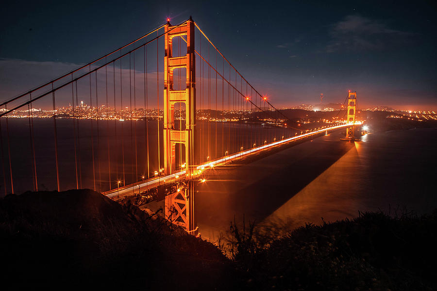 The Golden Night Photograph by Jake Blucker - Pixels