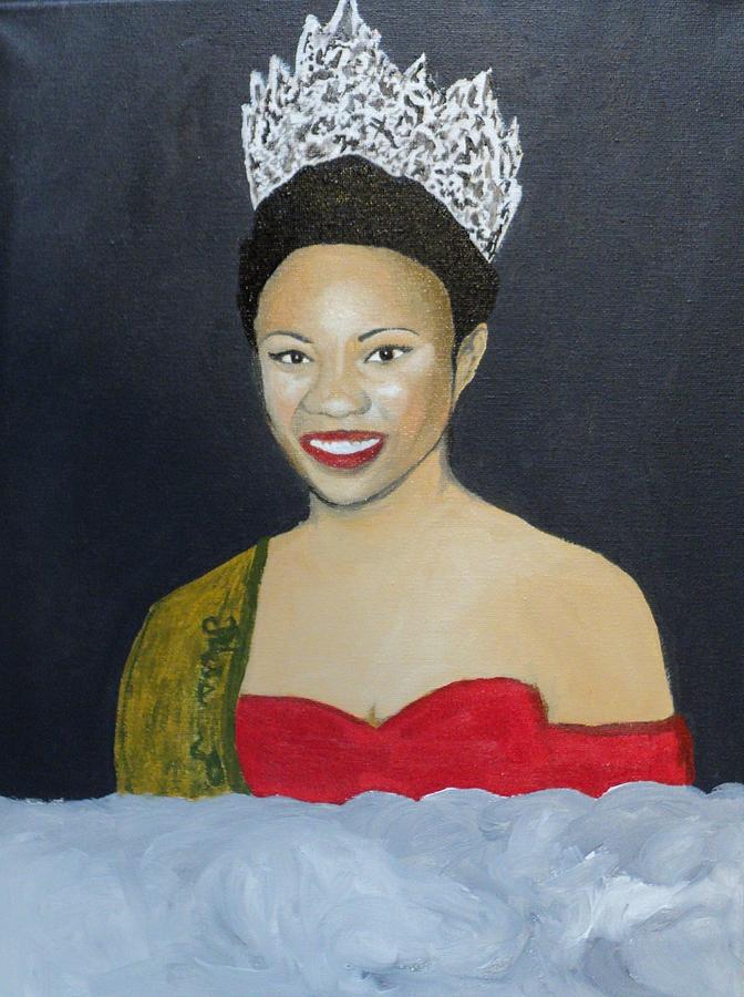 The Golden Queen  Painting by Angelo Thomas